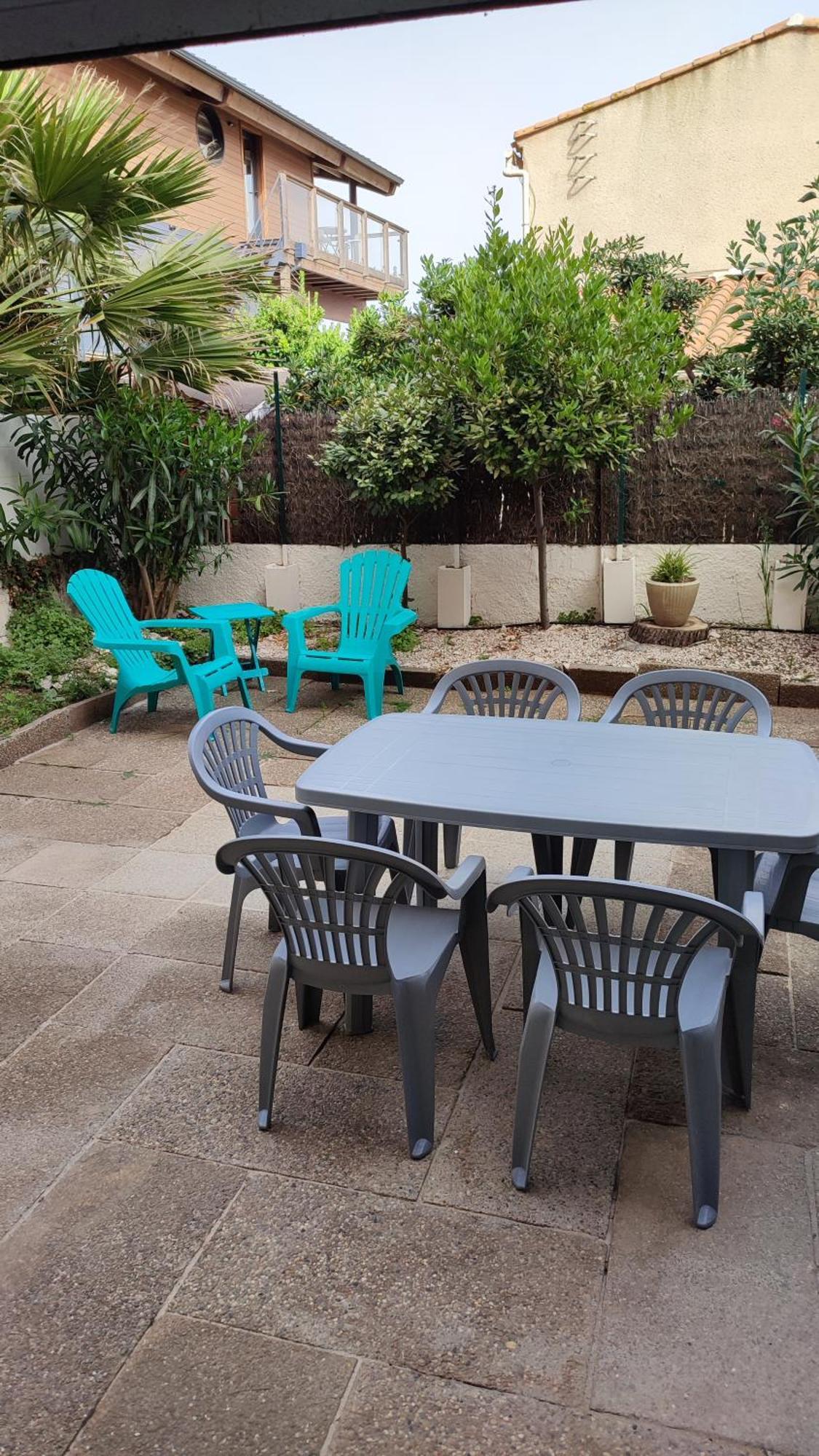 T2 Rdc Avec Jardin, Cap D'Agde, Secteur Falaise, 100 M Plage, Clim, Wifi, Parking Exterior photo